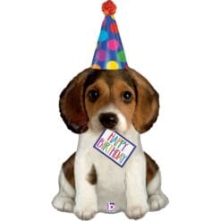 37" Birthday Puppy Shape Jumbo Foil Balloon