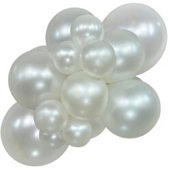11" PRL White Latex Balloons 100CT