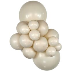 11" Pastel Dusk Cream Latex Balloons 100CT