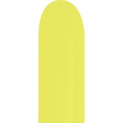 260S Neon Yellow Latex Balloons 50CT