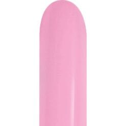 260S Fashion Bubble Gum Pink Latex Twisting Balloons 50CT