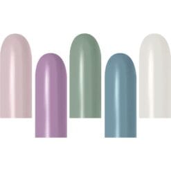260 Astd Pastel Dusk Latex Balloons 50CT