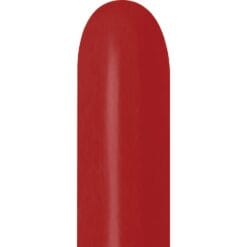 260S Deluxe Imperial Red Latex Twisting Balloons 50CT