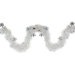 Iridescent Garland w/Snowflake Diecuts