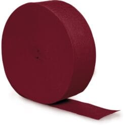 Maroon Crepe Streamer 500ft