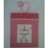 Pink Stroller Printed Gift Bag Large 1 Pink Stroller Printed Gift Bag Large