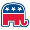 Republican Cutout 10 1/2&Quot;