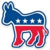 Democratic Cutout 10 1/2"