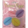 Tissue Pastel Eggs 3" 4CT
