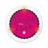 Flashing Naughty Girl Button 2.25&Quot;