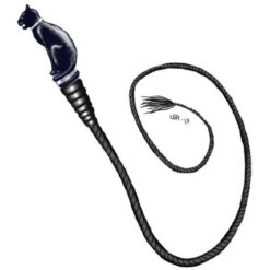 Black Cat Whip w/Garter
