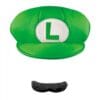 Luigi Hat &Amp; Mustache Adult