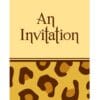 Leopard Print Invites 8Ct
