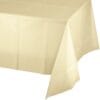 Ivory Tablecover 54x108 Plastic 2 Ivory Tablecover 54X108 Plastic