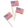 Us Flag Picks 2-1/2&Quot; 50Ct