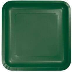 H Green Plate Paper SQR 7" 18CT