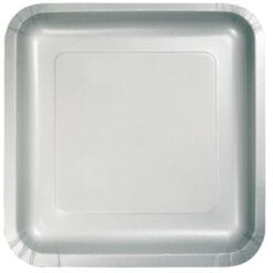 S Silver Plate Paper SQR 7" 18CT