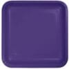 Purple Plate Paper Sqr 7&Quot; 18Ct