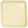 Ivory Plate Paper SQR 9" 18CT