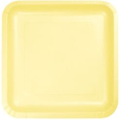 Mimosa Plate Paper SQR 9" 18CT