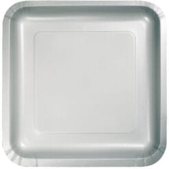 S Silver Plate Paper SQR 9" 18CT