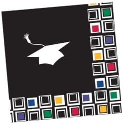 Mod Grad Napkins Beverage 16CT