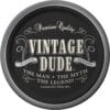 Vintage Dude Plates 7" 8CT 1 Vintage Dude Plates 7&Quot; 8Ct