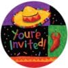 Festive Fiesta Postcard Invitations 8CT