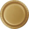 Glittering Gold Plate Paper RND 10" 24CT