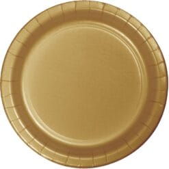 Glittering Gold Plate Paper RND 10" 24CT