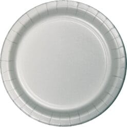 S Silver Plate Paper RND 10" 24CT