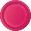 Hot Magenta Plate Paper RND 10" 24CT