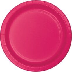 Hot Magenta Plate Paper RND 10" 24CT