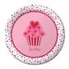 Heart Cupcake Plates 7" 8CT