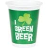 St Patricks Green Beer Plastic Tumbler 8Ct