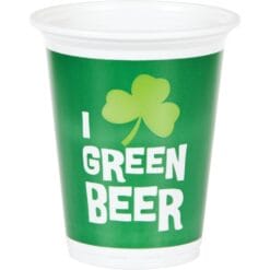 St Patricks Green Beer Plastic Tumbler 8CT