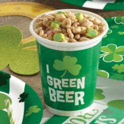 St Patricks Green Beer Plastic Tumbler 8CT