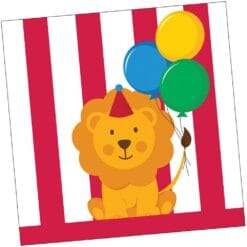 Circus Time Napkins Beverage 16CT