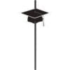 Grad Black Straws w/ Cap Attachment 6CT