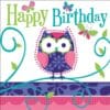 Owl Pal Napkins Lunch Bday 16CT