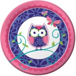 Owl Pal Plates 9" 8CT
