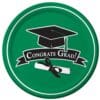 Green Grad Plates 9" 18CT 1 Green Grad Plates 9&Quot; 18Ct
