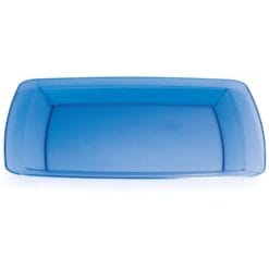 Translucent Blue Plates PL 10.5" 8CT