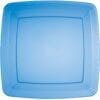 Translucent Blue Plates Pl 10.5&Quot; 8Ct
