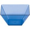 Translucent Blue Bowl Pl Sq 3.5&Quot; 8Ct