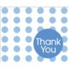 True Blue Dots Thank You Notes 8CT 1 True Blue Dots Thank You Notes 8Ct