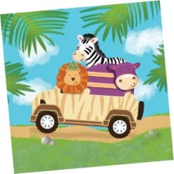 Safari Adventure Napkins Lunch 3P 16CT