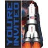 Space Blast Folded Invitations 8CT