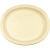 Ivory Platter Oval Paper 10&Quot;X12&Quot; 8Ct