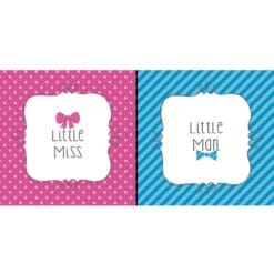 Bow or Bow tie? Napkins Beverage 3P 16CT